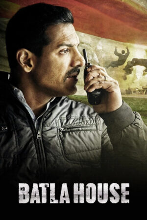 Sinemaku21 – Poster film Batla House (2019), thriller aksi India berdasarkan kisah nyata tentang operasi kontra-terorisme yang kontroversial di Delhi.